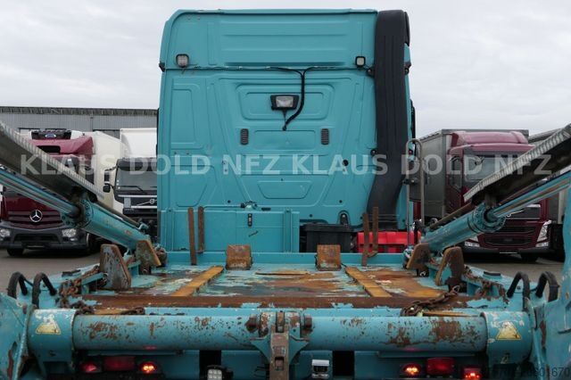 Skip truck MERCEDES-BENZ Actros 1848 Absetzkipper Meiller Funk Kamera EU6