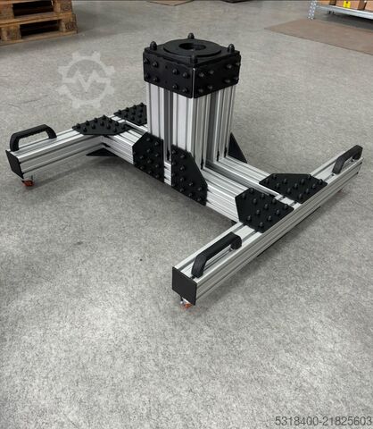 Endüstriyel robot kaidesi Heavy-Duty Robot Pedestal on Wheels Made for UR10