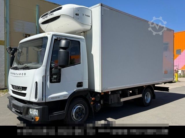 รถบรรทุกห้องเย็น IVECO Eurocargo 100E18 TK T-600R Fleisch Rohrbahnen