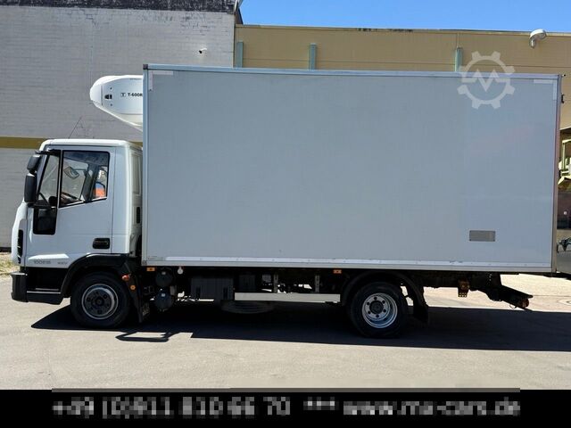 รถบรรทุกห้องเย็น IVECO Eurocargo 100E18 TK T-600R Fleisch Rohrbahnen