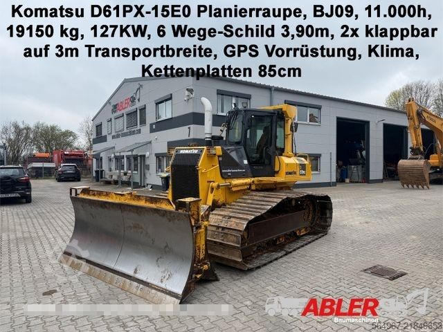 Vält KOMATSU D61PX-15E0 6 Wege-Schild Klima