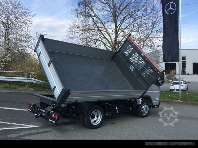 Tipper van MITSUBISHI Canter 3C15 Dreiseitenkipper AHK 3,5t/Klima/grau