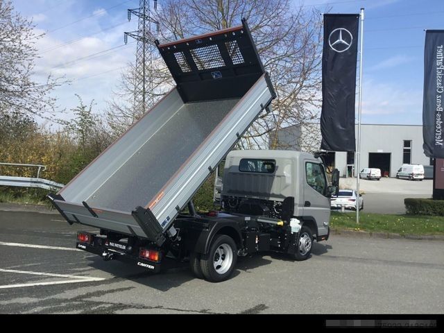 Tipper van MITSUBISHI Canter 3C15 Dreiseitenkipper AHK 3,5t/Klima/grau