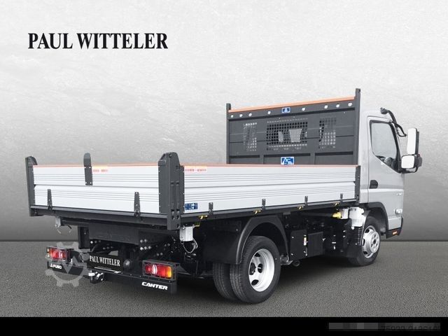 Tipper van MITSUBISHI Canter 3C15 Dreiseitenkipper AHK 3,5t/Klima/grau