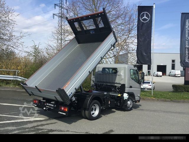 Tipper van MITSUBISHI Canter 3C15 Dreiseitenkipper AHK 3,5t/Klima/grau