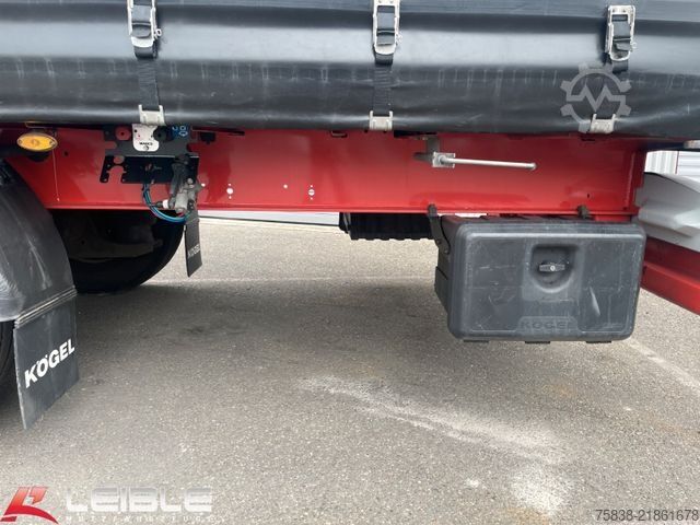 Avatud poolhaagis tentkattega KÖGEL SN 24*Tautliner*Zertifikat XL*SAF-Achsen*