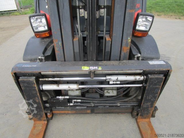 Empilhadeira diesel Linde H35D-02 Zinkenversteller + Seitenschieber