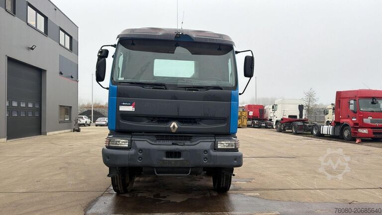 Fahrgestell mit Fahrerhaus Renault Kerax 400 (POMPE MANUELLE / LAMES / GRAND PONT ...