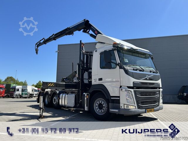 Sistem lengan pengait Volvo FM 420 8x2 / AJK Hooklift 25 Ton / HMF 2620 K3 ...
