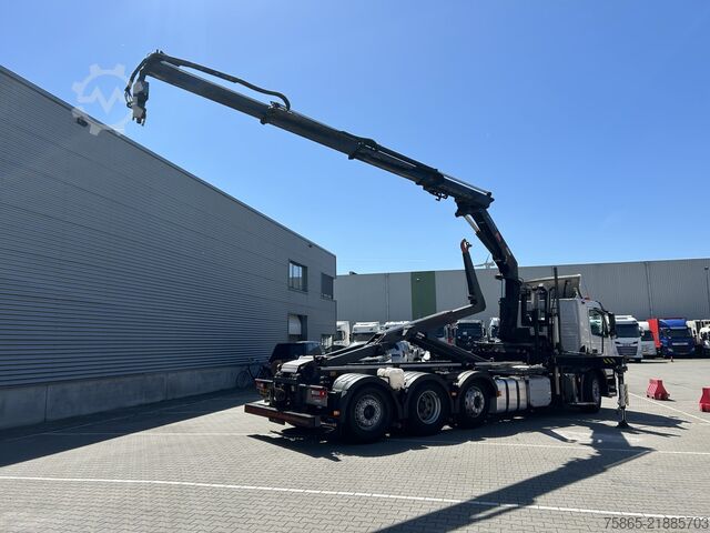 Sistem lengan pengait Volvo FM 420 8x2 / AJK Hooklift 25 Ton / HMF 2620 K3 ...