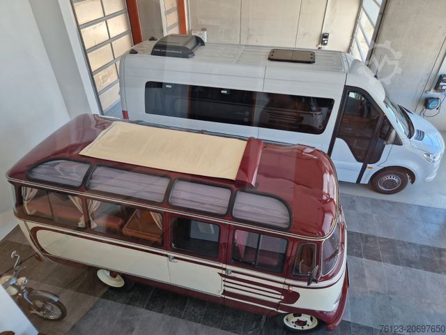 Минибус MERCEDES-BENZ Vorgänger Sprinter O 319 Samba mit Faltdach AC