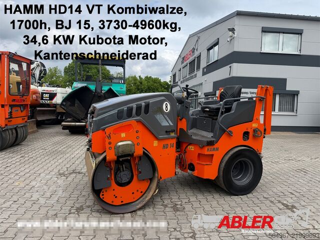 Kombinirani valjar Hamm HD14 VT Kombiwalze 34,6 kW Kantenschneid