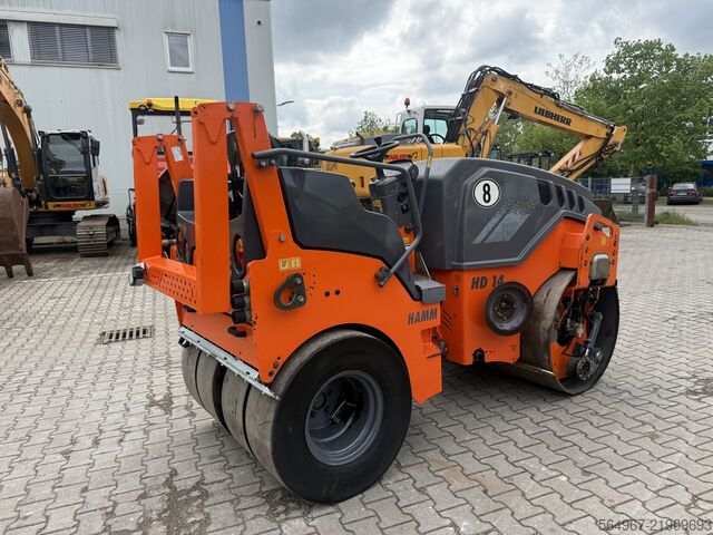 Kombinirani valjar Hamm HD14 VT Kombiwalze 34,6 kW Kantenschneid