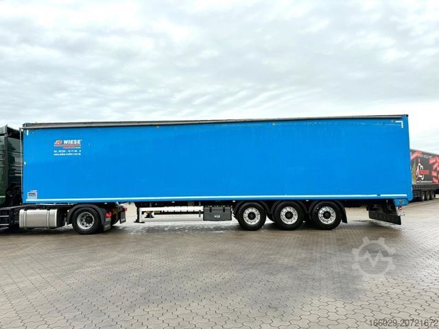 Walking floor semitrailer KNAPEN K100 Schubboden 92m³ 10mm Boden Powersheet TOP