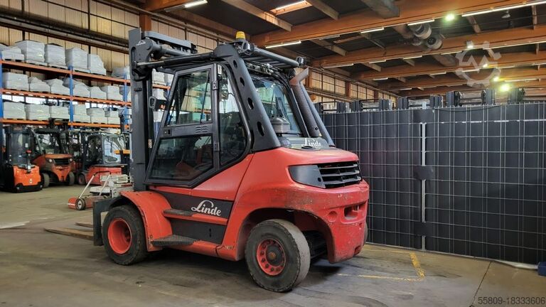 Xe nâng động cơ diesel Linde H60D-02 // Freisichtmast // Diesel