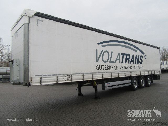 Brandalı açık yarı römork Schmitz Cargobull Curtainsider Standard Getränke