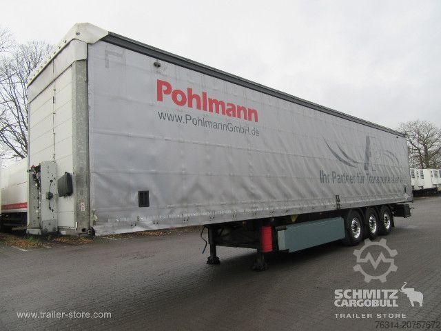 Brandalı açık yarı römork Schmitz Cargobull Curtainsider Standard Getränke