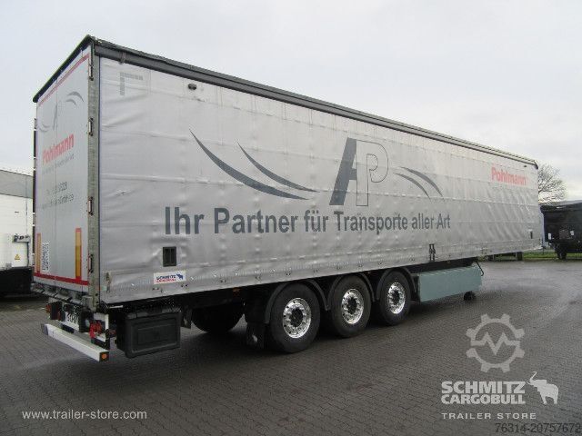 Brandalı açık yarı römork Schmitz Cargobull Curtainsider Standard Getränke