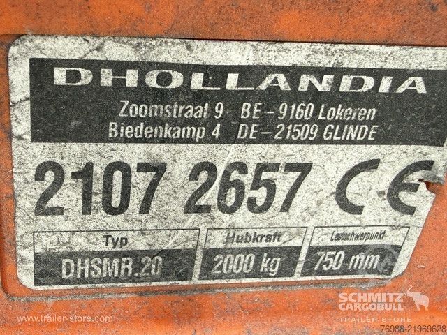 Treler separuh berpenyejuk Schmitz Cargobull Tiefkühler Multitemp Ladebordwand