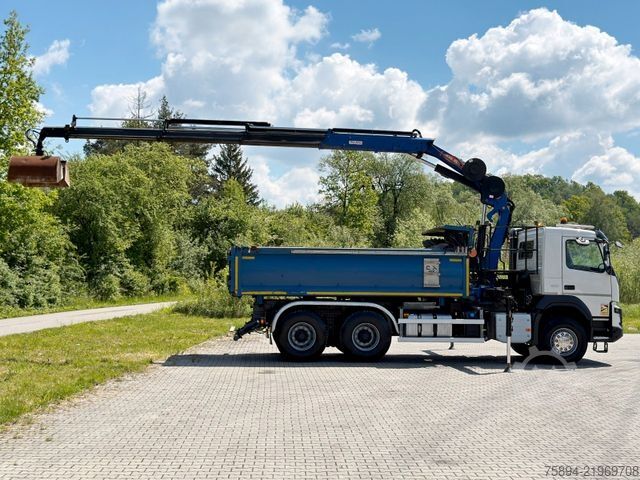 Krautuvas sumontuotas ant sunkvežimio VOLVO FMX 410 Kipper 4,90m *PM 18.5 TP/FUNK *6x4
