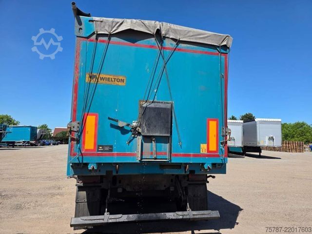 Semiremorcă basculantă WIELTON 50 cbm Getreidemulde, Pendelklappe,Kornschieber