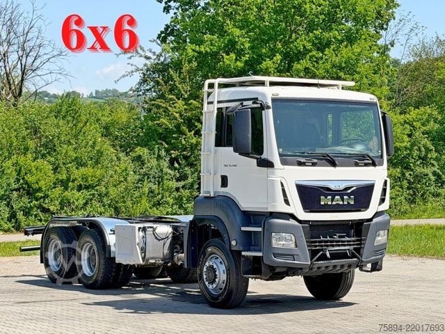 Shasi kamioni MAN TGX 33.480 Fahrgestell 6,70 m * 6x6  *TOP!