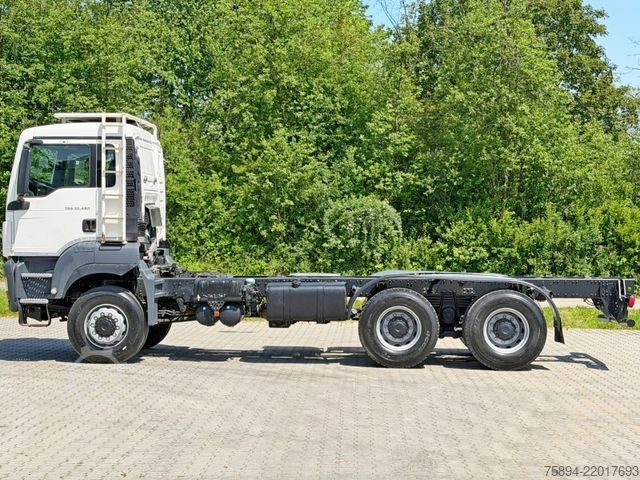 Shasi kamioni MAN TGX 33.480 Fahrgestell 6,70 m * 6x6  *TOP!