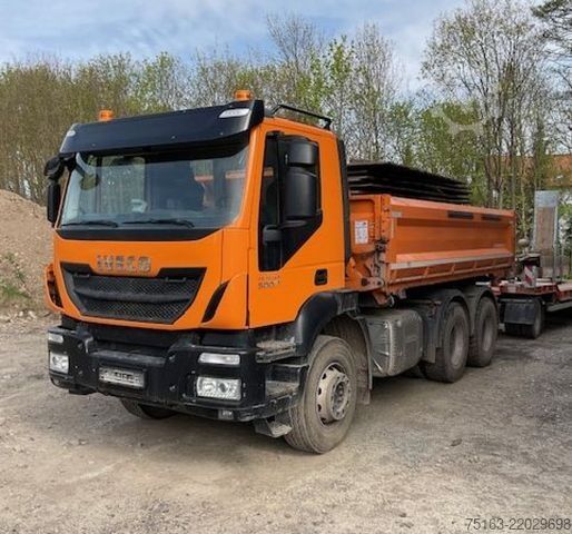 自卸卡车 IVECO TRACKER AD380T/P 500 3-Achs Kipper Bordmatik lin