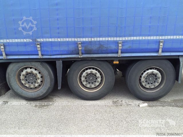 Open semitrailer with tarp Schmitz Cargobull Semitrailer Curtainsider Standard