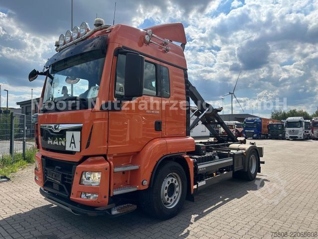 Kamion me krah të lëvizshëm për kontejnerë MAN TGS 18.500 Abroller HIAB XR72 CITY Navi LGS