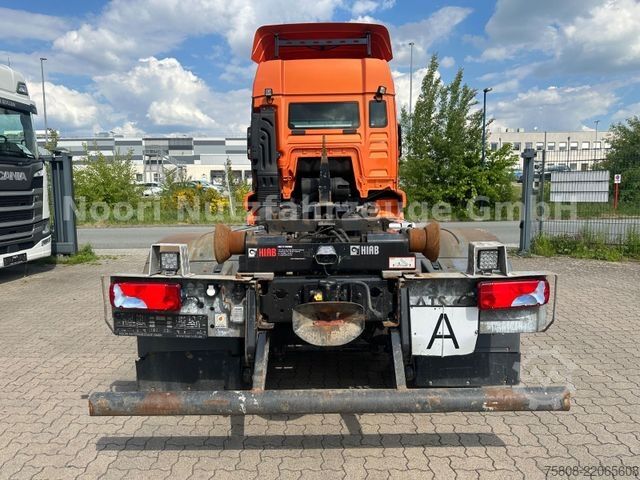 Kamion me krah të lëvizshëm për kontejnerë MAN TGS 18.500 Abroller HIAB XR72 CITY Navi LGS