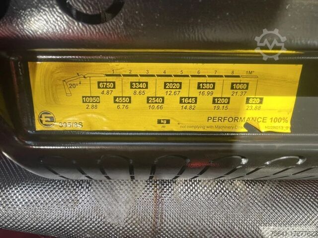 Kamion sa kranom Volvo FMX 500 FMX 500 8x2 Euro 6 Effer 395-8S