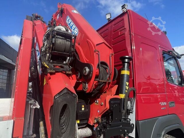 Kamion sa kranom Volvo FMX 500 FMX 500 8x2 Euro 6 Effer 395-8S