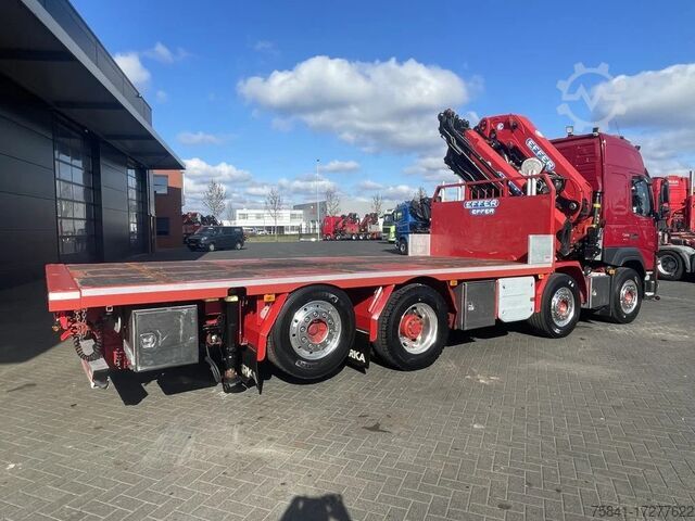 Kamion sa kranom Volvo FMX 500 FMX 500 8x2 Euro 6 Effer 395-8S