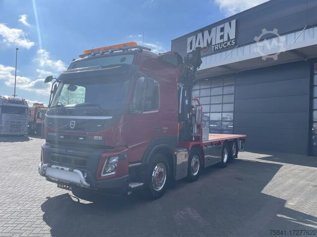 Kamion sa kranom Volvo FMX 500 FMX 500 8x2 Euro 6 Effer 395-8S