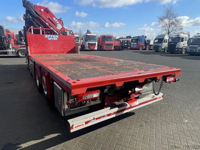 Kamion sa kranom Volvo FMX 500 FMX 500 8x2 Euro 6 Effer 395-8S