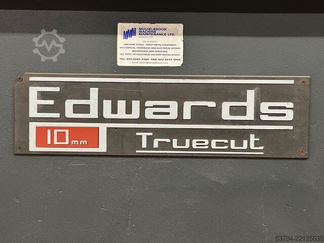  EDWARDS Truecut 3000mm x 10mm Guillotine