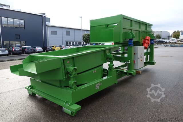 Screening plant for wood chips S&F GmbH - Siebmaschinen u Fördertechnik