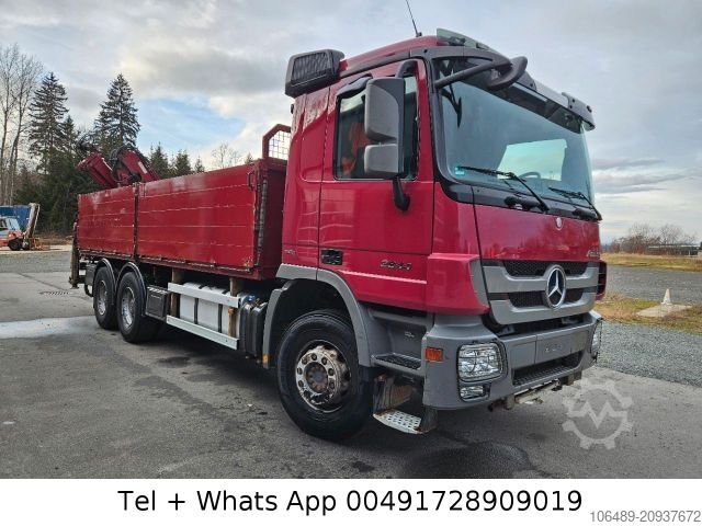 Kamyon üzerine monteli vinç MERCEDES-BENZ 2644 6x4 Kran Terex 165.2 Funk