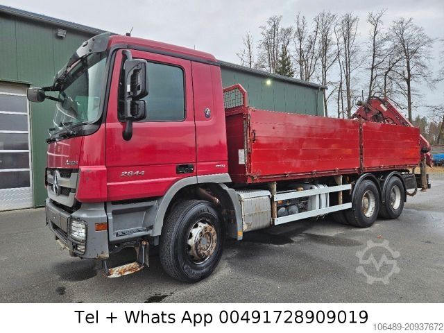 Kamyon üzerine monteli vinç MERCEDES-BENZ 2644 6x4 Kran Terex 165.2 Funk