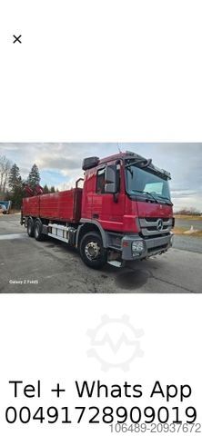 Kamyon üzerine monteli vinç MERCEDES-BENZ 2644 6x4 Kran Terex 165.2 Funk