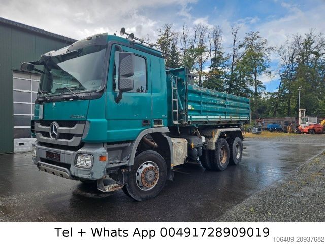 شاحنة قلابة ثلاثية الجوانب MERCEDES-BENZ 3346 k 6X6   Blatt / Blatt
