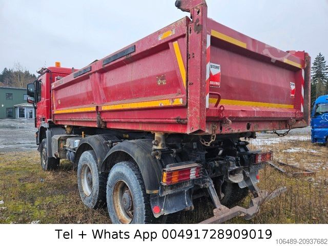 Тристранен самосвал MERCEDES-BENZ 3346 K 6X6   Blatt / Blatt Bordmatik 2 Stück