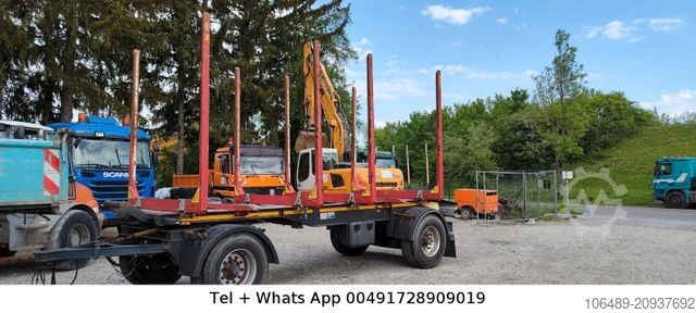 Remolque de troncos  MHS  P020  KL18     *TOP ZUSTAND*