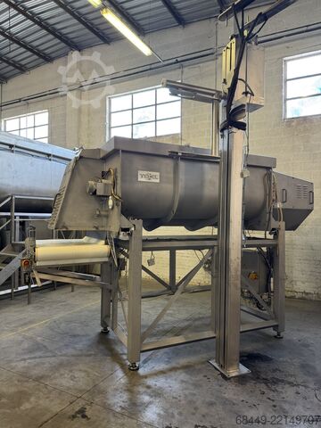 Mixer dayung dua poros 2.600L Inotec dubbele peddelmenger 2.600L Type IPM 200