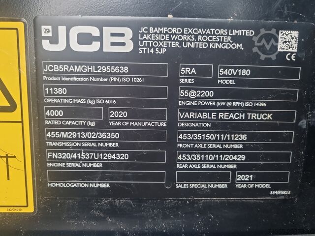 מכשיר טלפונים JCB 540-180 (18m)