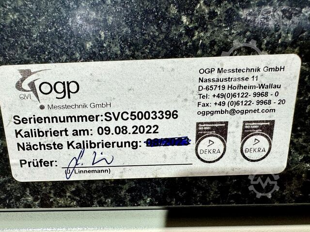 3D coordinate measuring machine OGP Messtechnik Smartscope CNC 500