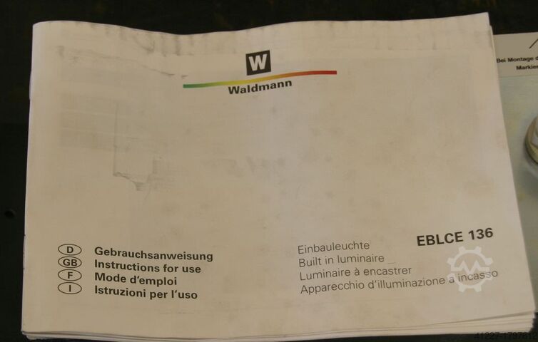 Mašīnas gaisma Waldmann EBLCE 136