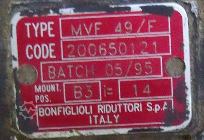 Getriebemotor 0,37 kW 98 U/min ICME T71B4