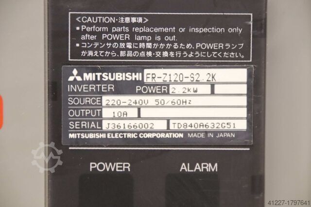 Convertisseur de fréquence 2,2 kW Mitsubishi Freqrol Z-120  FR-Z120-S2.2K